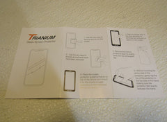 Trianium Premium Tempered Glass Screen Protector iPhone XS Max Clear/Silver -- New