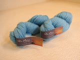 Plymouth Yarn De Aire Yarn Turquoise Blue 2 Skeins 109 Yards Each -- New