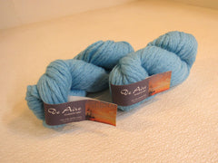 Plymouth Yarn De Aire Yarn Turquoise Blue 2 Skeins 109 Yards Each -- New