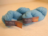 Plymouth Yarn De Aire Yarn Turquoise Blue 2 Skeins 109 Yards Each -- New