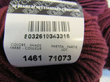 Zara Merino Extra Fine Yarn Burgundy 9 Balls 136.5 Yards Each -- New