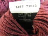 Zara Merino Extra Fine Yarn Burgundy 9 Balls 136.5 Yards Each -- New