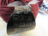 Zara Merino Extra Fine Yarn Burgundy 9 Balls 136.5 Yards Each -- New