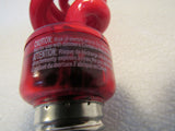 Sylvania Flourescent Light Bulbs Lot of 2 E26 Base Red 13W 120V 60Hz 0.220A -- Used