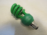 Feit Elecrtic Floursecent Light Bulb E26 Base Green 13W 120VAC 60 Hz 200 mA -- Used