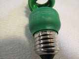 Feit Elecrtic Floursecent Light Bulb E26 Base Green 13W 120VAC 60 Hz 200 mA -- Used