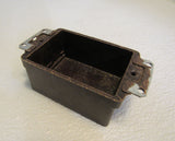 Standard Single Gang Electrical Gang Box Brown Class 2 Use -- Used