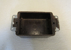 Standard Single Gang Electrical Gang Box Brown Class 2 Use -- Used