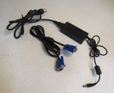 Hoioto Switching Power Adapter & Male to Male VGA Cable Black 100-240 V 50/60 Hz -- Used