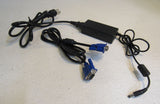 Hoioto Switching Power Adapter & Male to Male VGA Cable Black 100-240 V 50/60 Hz -- Used