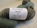 The Unique Sheep Wool Sport Sequoia Yarn 2 Skeins 1 Ball 165 Yards Each -- New