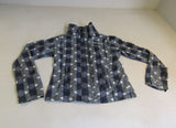 Bench Urbanwear Jacket Gray/White/Blue Female Adult Size M -- Used