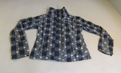 Bench Urbanwear Jacket Gray/White/Blue Female Adult Size M -- Used