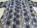Bench Urbanwear Jacket Gray/White/Blue Female Adult Size M -- Used