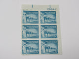 USPS Scott 1031A Vintage 1-1/4c Palace of the Governors Plate Block -- New