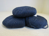 Alpaca Yarn Co Glimmer Yarn Midnight Blue 3 Skeins 183.5 Yards Each -- New