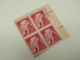 USPS Scott 1033 Vintage 2c Thomas Jefferson Plate Block Mint Never Hinged/MNH -- New