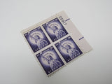 USPS Scott 1035 Vintage 3c Statue of Liberty Plate Block Mint Never Hinged/MNH -- New
