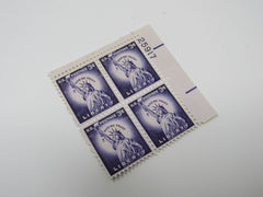USPS Scott 1035 Vintage 3c Statue of Liberty Plate Block Mint Never Hinged/MNH -- New