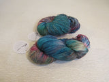 Ella Rae Lace Merino Yarn 2 Skeins 460 Yards Each Teal/Blue/Rose/Beige -- New