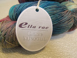 Ella Rae Lace Merino Yarn 2 Skeins 460 Yards Each Teal/Blue/Rose/Beige -- New