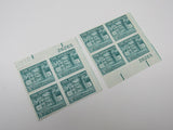 USPS Scott 1037 Vintage 4-1/2c The Hermitage Plate Block Lot of 2 VF (Very Fine) -- New