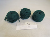 Quince & Co Puffin Yarn Green 3 Balls 112 Yards Each 100% American Wool -- New