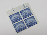 USPS Scott 1047 Vintage 20c Monticello Plate Block Mint Never Hinged/MNH -- New