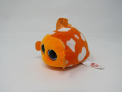 Ty Teenie Beanie Baby Walter Teeny Tys Orange/White Clown Fish Polyester Fiber -- Used