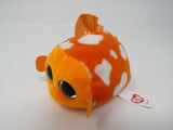 Ty Teenie Beanie Baby Walter Teeny Tys Orange/White Clown Fish Polyester Fiber -- Used