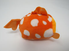 Ty Teenie Beanie Baby Walter Teeny Tys Orange/White Clown Fish Polyester Fiber -- Used