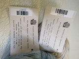 Manos Del Uruguay Serena Yarn Livid Blue/Ecru 2 Skeins 170 Yards Each -- New