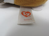 Ty Teenie Beanie Baby Gypsy Brown/White Polyester Fiber Glass Pellets -- Used