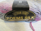 Wisdom Yarns Poems Silk Yarn Multicolored 2 Skeins 109 Yards Each -- New
