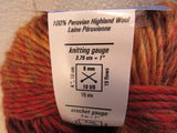 Berroco Quasar Yarn 1 Skein 175 Yards Multicolored Browns/Rust -- New
