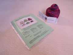 Lisa Souza Hardtwist Yarn Berry Poppins 1 Ball 500 Yards Pink/Purple -- New