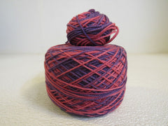 Lisa Souza Hardtwist Yarn Berry Poppins 1 Ball 500 Yards Pink/Purple -- New