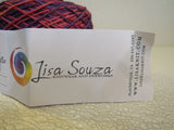 Lisa Souza Hardtwist Yarn Berry Poppins 1 Ball 500 Yards Pink/Purple -- New