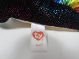 Ty Beanie Boos Anora Black/Rainbow 06T-01597714 Polyester Fiber Plastic Pellets -- Used