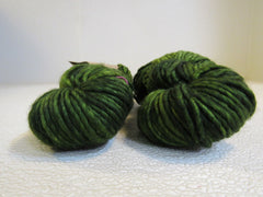Madelinetosh Super Bulky Hand Dyed Yarn Jade 2 Skeins 90 Yards Each -- New