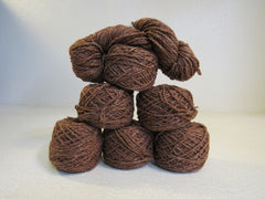 Nasha Handknits Isabella Yarn Andalusite 6 Balls 1 Skein 109 Yards Each Brown -- New
