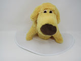 Disney Pixar Up Dug With Cone Plush Toy Tan/White Polyester Fiber -- Used