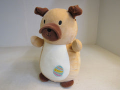 KellyToy Hug Mees Squishmallows Tan/Brown N007 Polyester Fiber -- Used