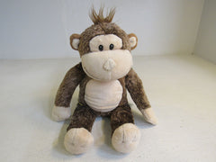 BABW Monkey Build-A-Bear Tan/Brown 1005820 Polyester Fiber -- Used