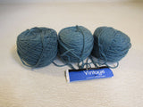 Berroco Vintage Yarn Breezeway 3 Balls 217 Yards Each Teal -- New