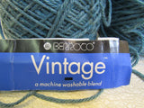 Berroco Vintage Yarn Breezeway 3 Balls 217 Yards Each Teal -- New