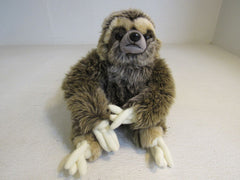 FAO Schwarz Plush Sloth Brown/Cream Very Furry 35267A9200 Polyester Fiber -- Used