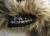 FAO Schwarz Plush Sloth Brown/Cream Very Furry 35267A9200 Polyester Fiber -- Used