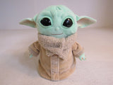 Mattel Baby Yoda Plush Mint/Beige Star Wars Polyester Fiber Plastic Pellets -- Used