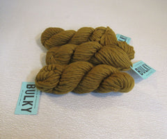Blue Sky Bulky Yarn Curry 3 Skeins 45 Yards Each 50% Alpaca 50% Wool -- New